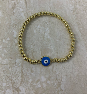 Evil Eye Enamel Beads