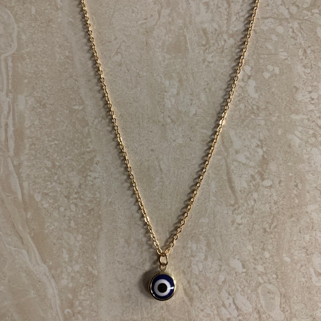 Round Evil Eye Necklace