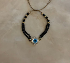 Evil Eye Beads Bracelet